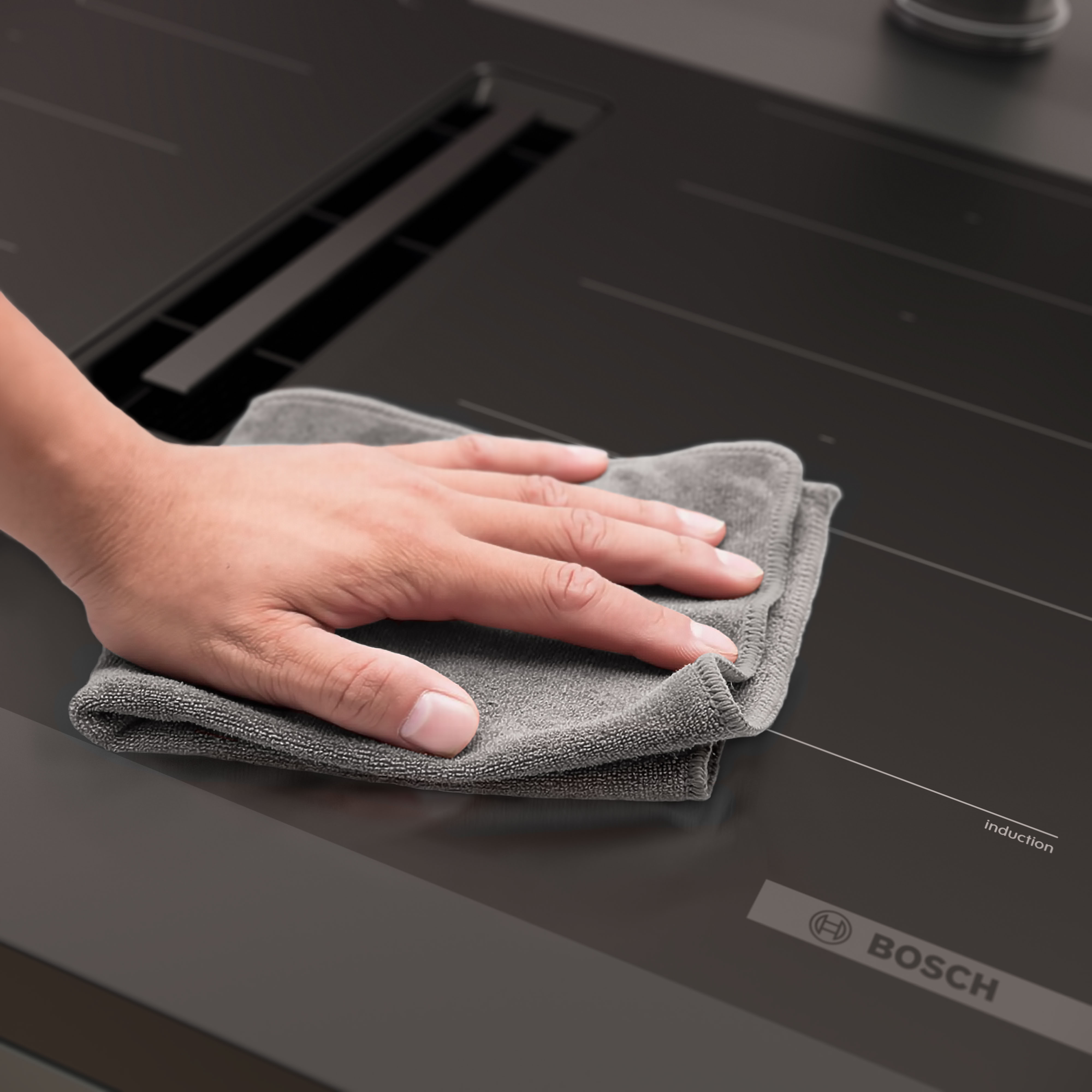 Bosch Matt Design GlassProtect Kochfeld Reinigung einfach