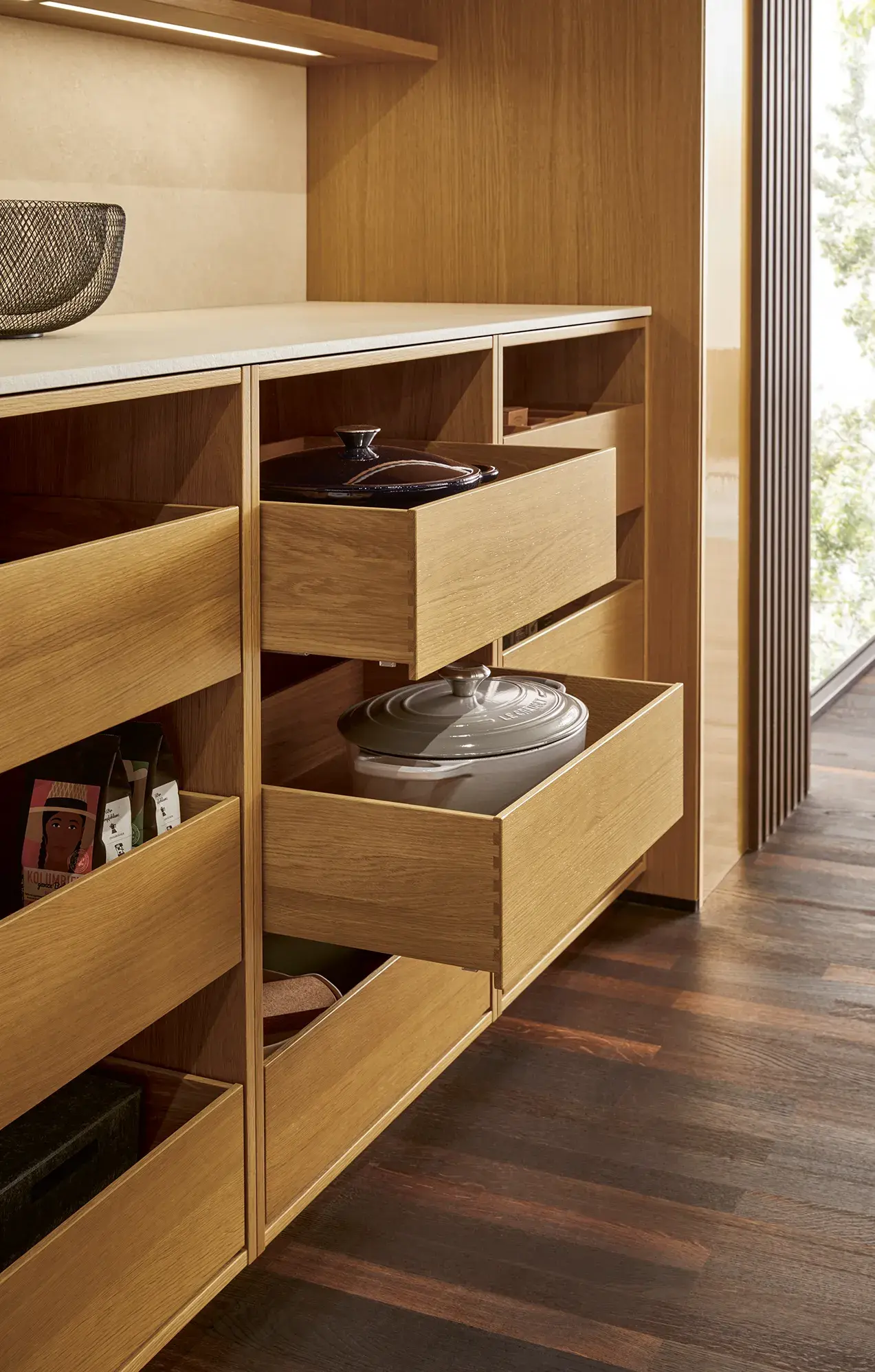 next125 ENGLISCHE AUSZÜGE helles Holz